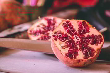 Try this heart-healthy pomegranate guacamole. Image