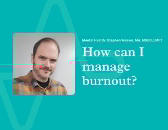 How do I manage burnout? Image